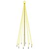vidaXL Sapin de No&euml;l avec piquet Blanc chaud 310 LED 300 cm