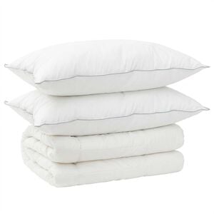 vidaXL Ensemble de couette et d'oreiller 3 pc 200x200 cm Hiver 450 GSM