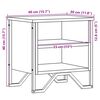 vidaXL Table de chevet sonoma gris 40x30x40 cm bois d'ing&eacute;nierie