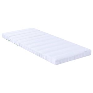 vidaXL Matelas en Mousse Extensible 80 x 200 cm Blanc