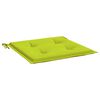 vidaXL Coussins de chaise de jardin lot de 2 vert vif 40x40x4 cm