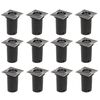 vidaXL 12 pcs Lampes encastrables au sol d'ext&eacute;rieur Carr&eacute;