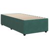 vidaXL Sommier à lattes de lit avec matelas Vert foncé 100x200 cm