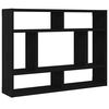 vidaXL &Eacute;tag&egrave;re murale Ch&ecirc;ne noir 75x16x55 cm Bois d'ing&eacute;nierie