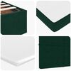 vidaXL Cadre de lit ottoman avec matelas vert foncé 160x200 cm velours