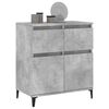 vidaXL Buffet Gris b&eacute;ton 60x35x70 cm Bois d'ing&eacute;nierie