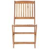 vidaXL Ensemble de bistro 4 pcs Bois d'acacia solide