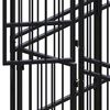 vidaXL Chenil d'ext&eacute;rieur avec toit pour chiens Acier 12,9 m&sup2;