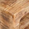 vidaXL Table de chevet Marron 45 x 30 x 24 cm Bois de mangue massif