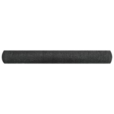 vidaXL Filet brise-vue Noir 1,2x50 m PEHD 150 g/m²