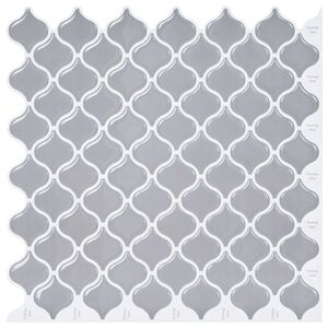 vidaXL Carreau Lanterne 50 pi&egrave;ces Gris 27 x 27 cm Polyur&eacute;thane et PET