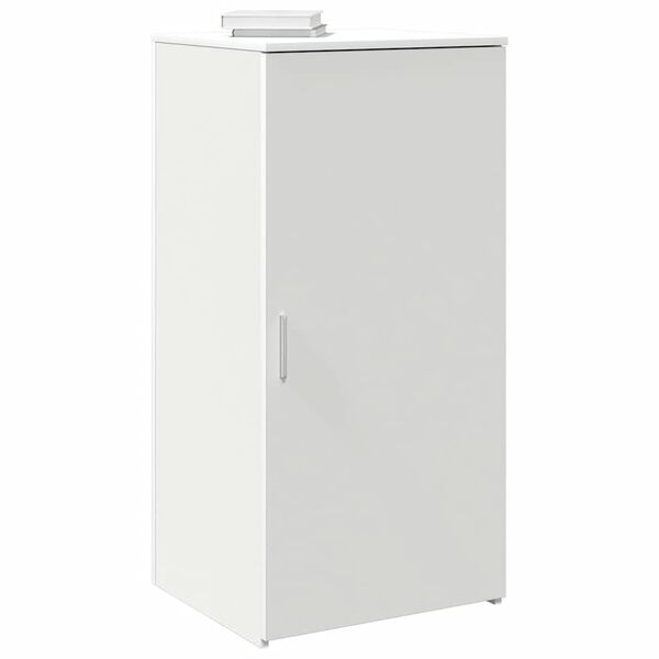 vidaXL Armoire de rangement blanc 50x45x103,5 cm bois d'ing&eacute;nierie