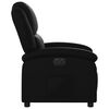 vidaXL Fauteuil inclinable &eacute;lectrique Noir Similicuir