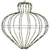 vidaXL Lumi&egrave;re de finial de No&euml;l 192 LED Blanc chaud Diam. 40 x 40 cm