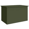 vidaXL Bo&icirc;te de Rangement Ext&eacute;rieure Vert olive 80 x 50,5 x 50 cm