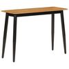 vidaXL Table console 110x40x76 cm bois de manguier solide et fer