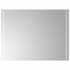 vidaXL Miroir de salle de bain &agrave; LED 80x60 cm
