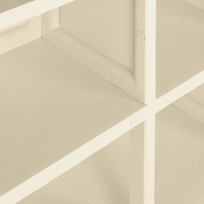 vidaXL Armoire plastique 79x43x125 cm design de bois blanc angora