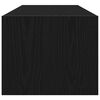 vidaXL Meuble TV Ch&ecirc;ne noir 100 x 31 x 25.5 cm Bois d'ing&eacute;nierie