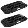 vidaXL Planche de traction 2 pcs Noir 57,5x30,5x5,5 cm Nylon renforc&eacute;