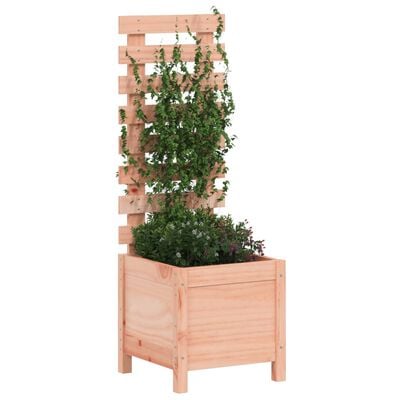 vidaXL Jardinière avec support 39x39,5x114 cm bois massif douglas