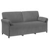 vidaXL Sofa 3 places Gris fonc&eacute; 198 x 83 x 95 cm Velours