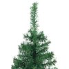 vidaXL Arbre de Noël artificiel d'angle Vert 120 cm PVC et métal