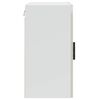 vidaXL Armoire murale de cuisine Porto blanc brillant bois ing&eacute;nierie