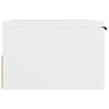 vidaXL Tables de chevet murales 2 pcs blanc 34x30x20 cm