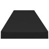 vidaXL Étagère murale flottante noir 120x23,5x3,8 cm MDF