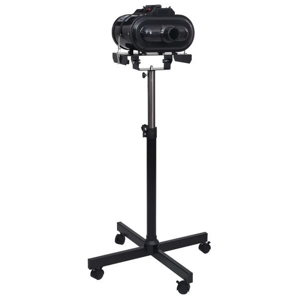 vidaXL S&egrave;che-poils et support &agrave; moteur double Noir Plastique et acier