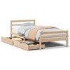 vidaXL Cadre de lit sans matelas 90x200 cm bois de pin massif
