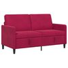vidaXL Sofa avec rangement Bordeaux 152 x 78 x 87 cm Polyester