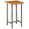 vidaXL Table de bar Teck recyclé massif 60x60x107 cm