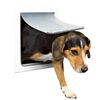 TRIXIE Chati&egrave;re pour chiens &agrave; double sens Taille S-M 30 x 36 cm Blanc