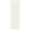 vidaXL Store enrouleur occultant blanc cass&eacute; 70x230cm largeur du tissu