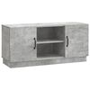 vidaXL Meuble TV 102 x 34,5 x 47 cm Gris b&eacute;ton Bois d'ing&eacute;nierie