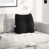vidaXL Coussin de Dos Noir 45 x 24 x 50 cm Velours