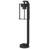 vidaXL Lampadaire d'extérieur noir 60 cm acier inoxydable