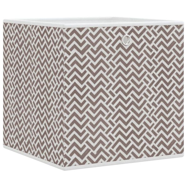 vidaXL Bo&icirc;tes de rangement pliables 10 pcs 32x32x32 cm tissu intiss&eacute;