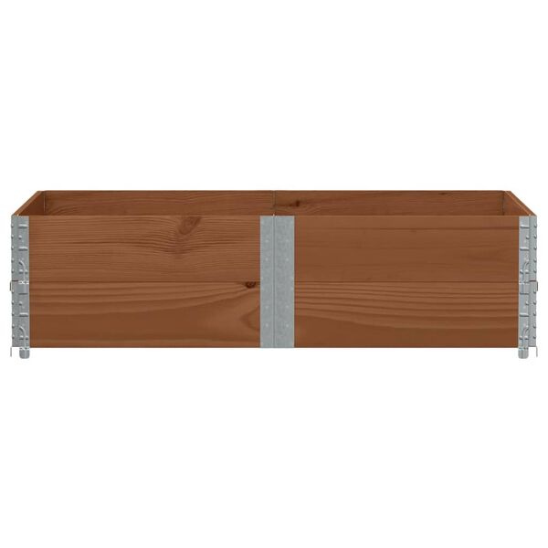 vidaXL Jardini&egrave;re marron 150x100 cm bois massif de pin