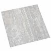 vidaXL Planches de sol 5,11 m&sup2; 55 pcs PVC Gris clair et blanc
