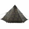 vidaXL Tente familiale tipi 8 personnes camouflage imperm&eacute;able