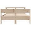 vidaXL Cadre de lit sans matelas 160x200 cm bois massif de pin