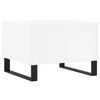 vidaXL Tables basses 2 pcs blanc 50x46x35 cm bois d'ing&eacute;nierie