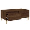 vidaXL Table basse Chêne marron 90x50x36,5 cm Bois d'ingénierie