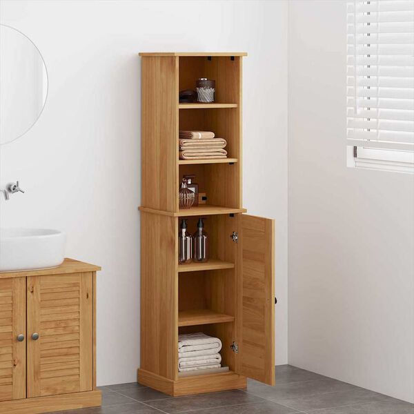 vidaXL Ensemble de mobilier de salle de bain avec étagère VIGO