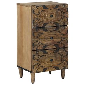 vidaXL Buffet Marron 40 x 33 x 75 cm Bois de mangue massif