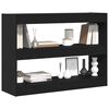 vidaXL Bibliothèque Chêne noir 100 x 30 x 72 cm Bois d'ingénierie