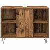 vidaXL Ensemble de mobilier de salle de bain 3 pcs Bois Ancien